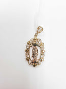 Virgin Mary- Yellow And Rose Gold 10k