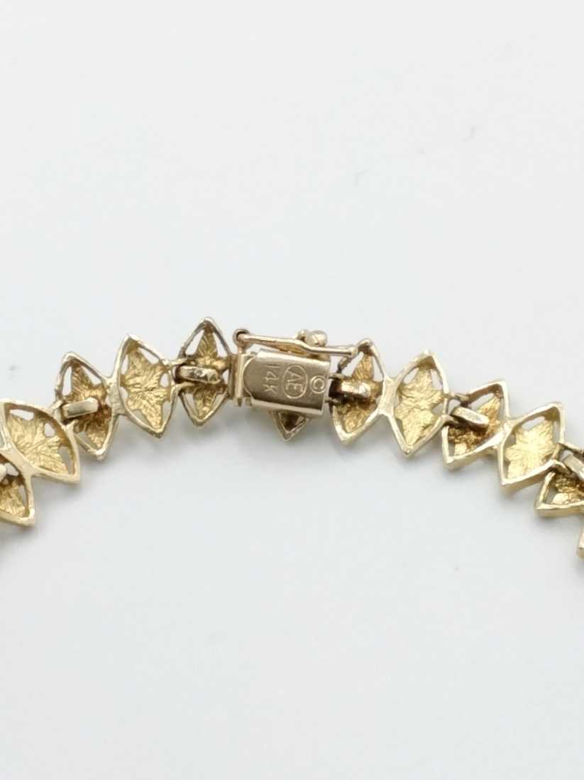 Bracelet - White Gold 14k (.585) 9.4 grams 6 inch