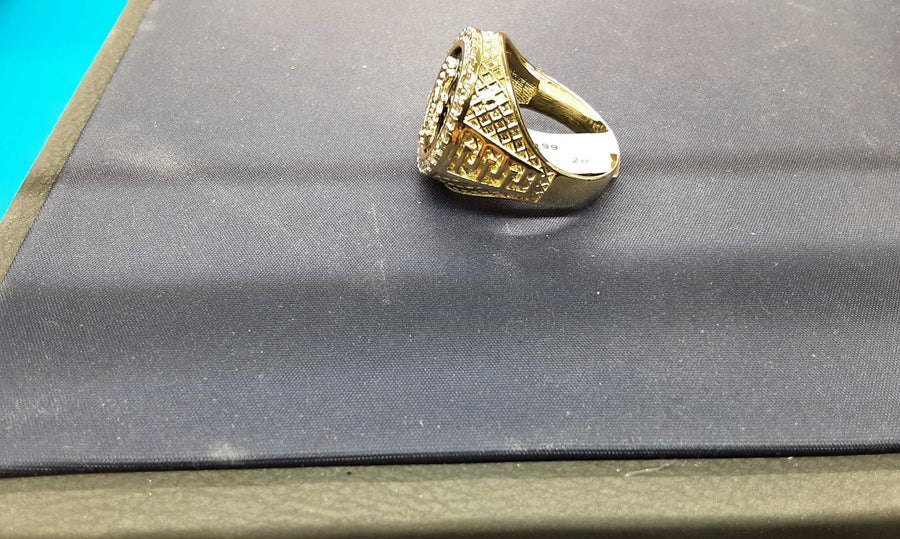 Men's Ring - Yellow Gold 14k (.585) 9.3 grams Size 11.5