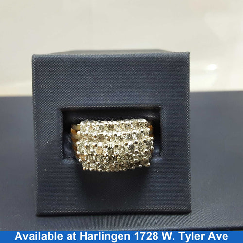 Women's Ring - Yellow Gold 14k (.585) 7.4 grams Size 9.5