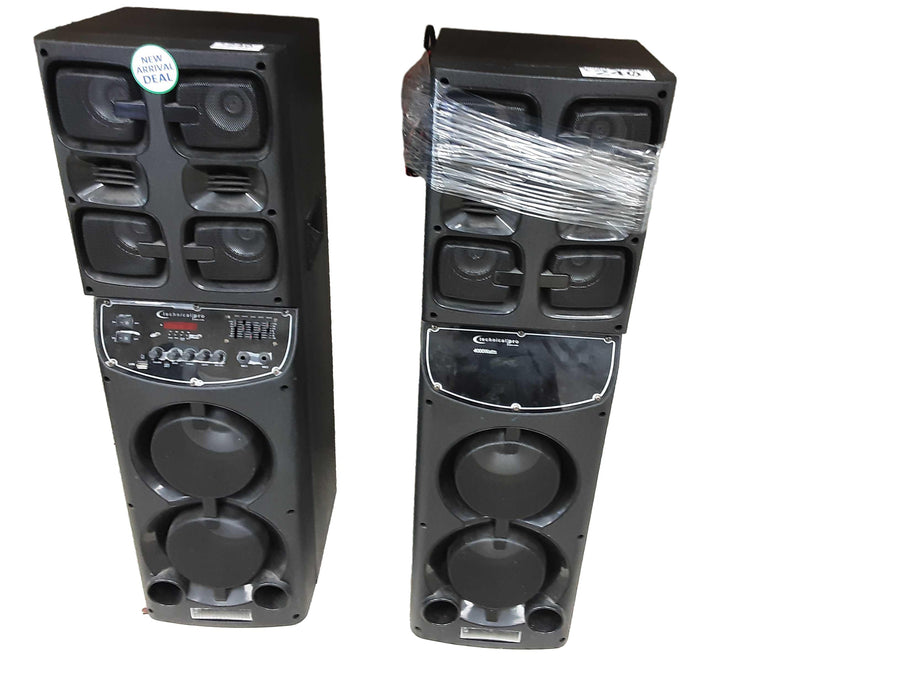 Technical Pro Xtwins Black Floor Speaker