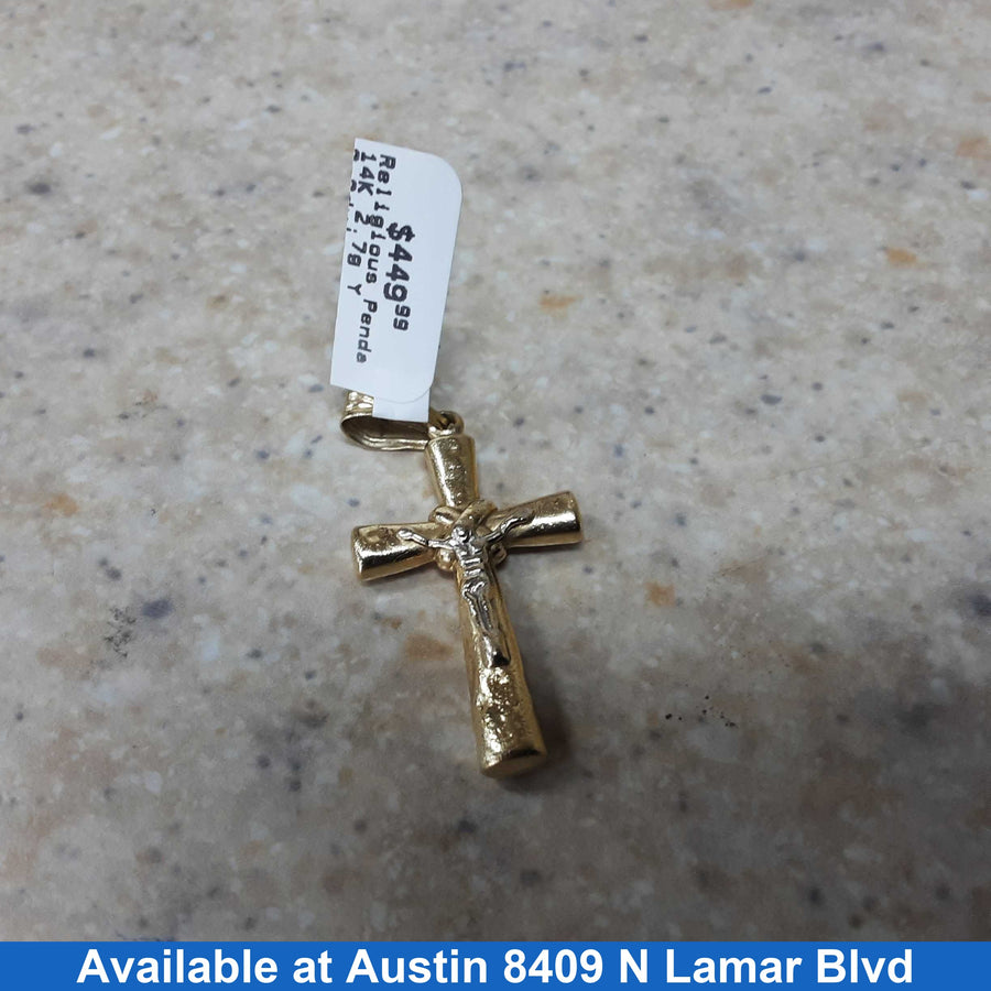 Religious Pendant - Yellow Gold 14k (.585) 2.7 grams