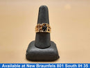 Men's Ring - Yellow Gold 14k (.585) 9.78 grams Size 9.5