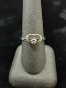 Ring - Engagement Set - White Gold 14k (.585) 5.1 grams Size 8.5