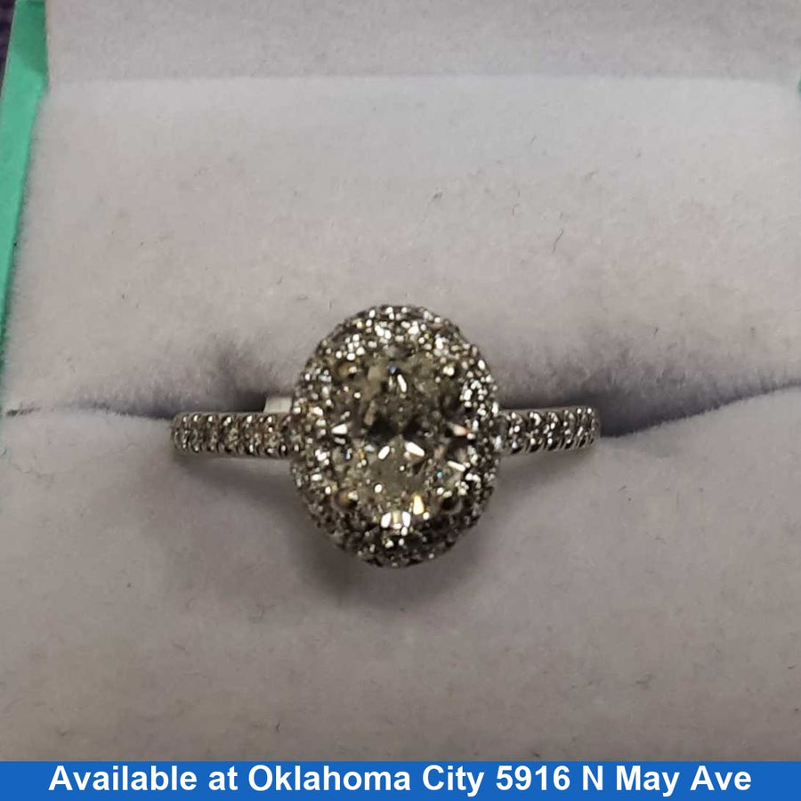 Women's Ring - White Gold 14k (.585) 3.1 grams Size 8.5