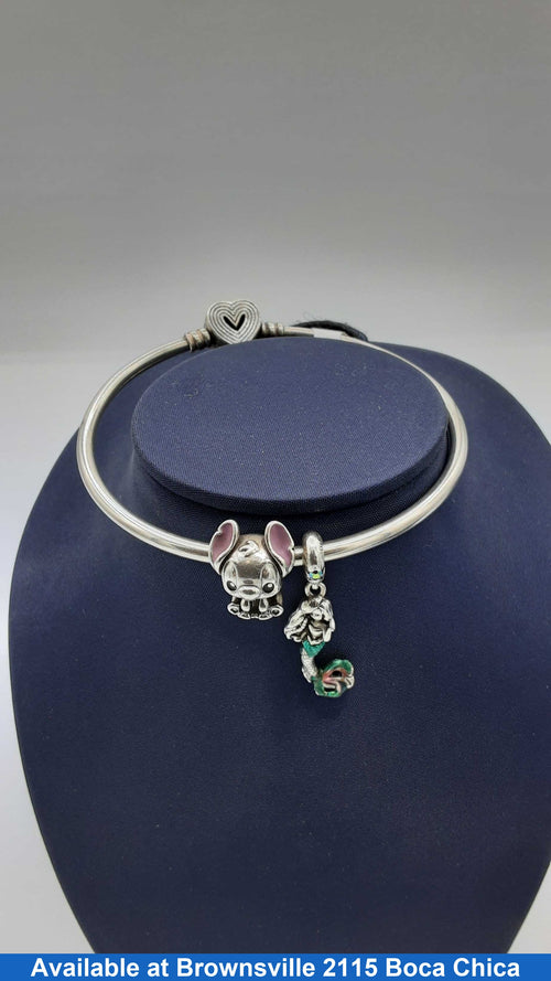Bangle Bracelet - Silver 17.1 grams 8 inch