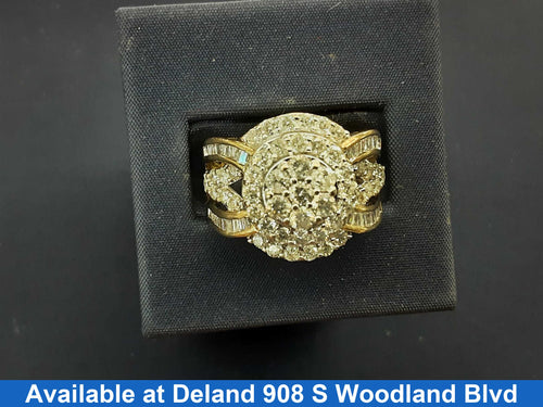 Women's Ring - Yellow Gold 10k (.417) 6.3 grams Size 9