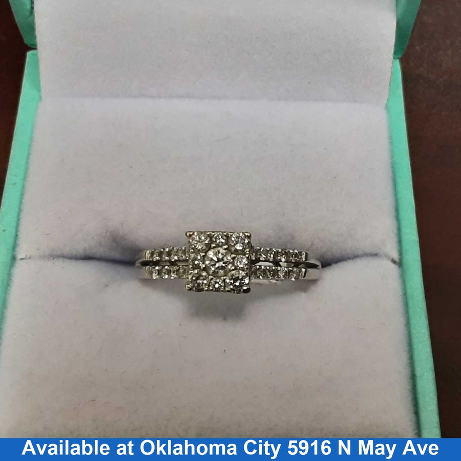 Women's Ring - White Gold 14k (.585) 2.9 grams Size 20