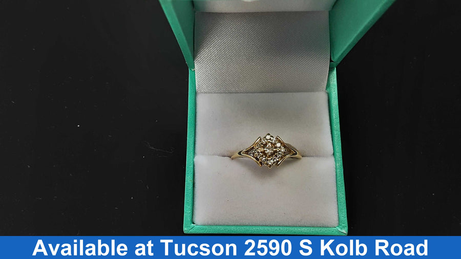 Women's Ring - Yellow Gold 14k (.585) 3.1 grams Size 8