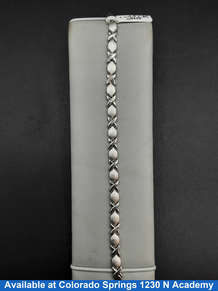 Bracelet - White Gold 10k (.417) 3.3 grams 7 inch