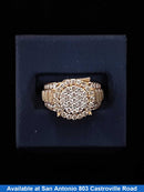 Women's Ring - Yellow Gold 10k (.417) 7.3 grams Size 8.5
