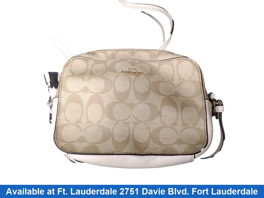 Coach Na Beige / Tan Purse / Handbag