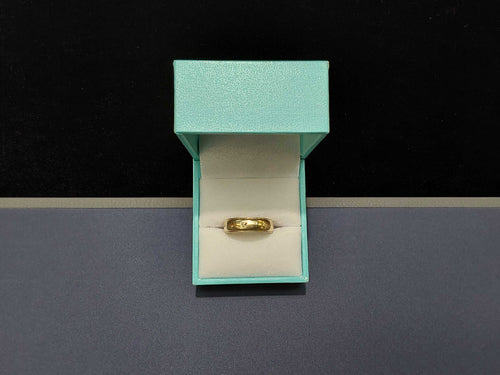 Ring - Wedding Band - Yellow Gold 14k (.585) 4.4 grams Size 6.5