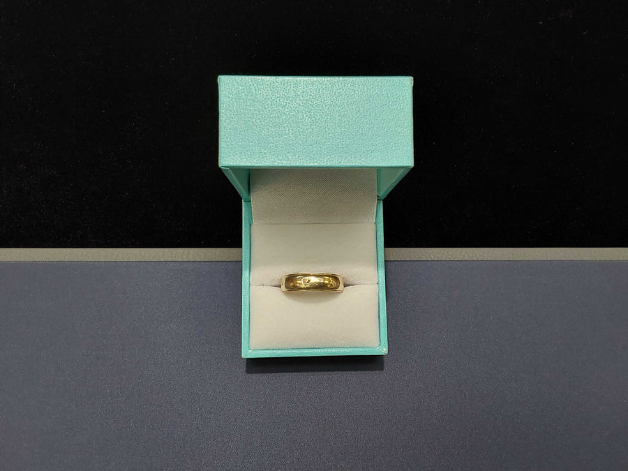 Ring - Wedding Band - Yellow Gold 14k (.585) 4.4 grams Size 6.5