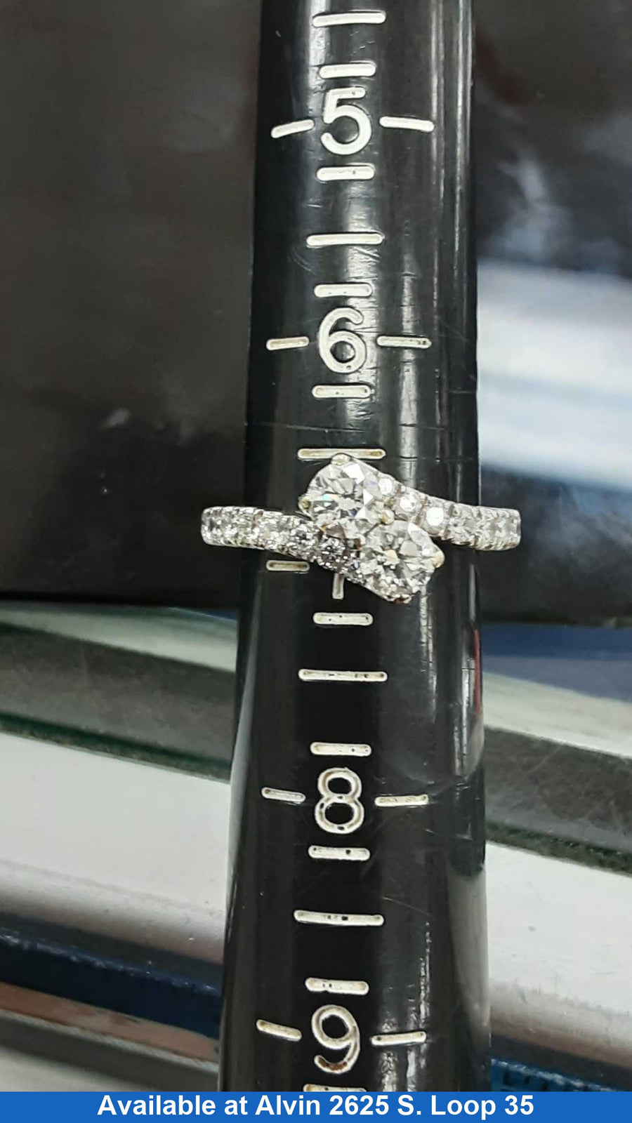 Women's Ring - White Gold 14k (.585) 5.4 grams Size 7