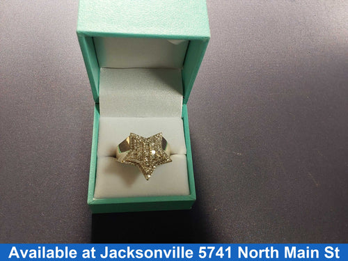 Men's Ring - Yellow Gold 10k (.417) 9.6 grams Size 12.5