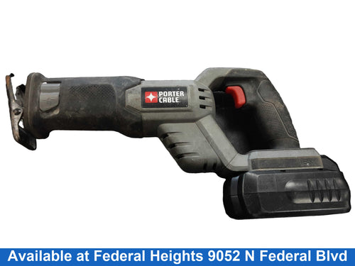 Porter Cable Pc1800rs Gray Cordless Reciprocating Saw