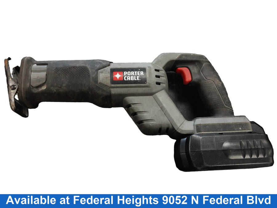 Porter Cable Pc1800rs Gray Cordless Reciprocating Saw