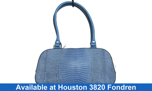 Salvatore Ferragamo Ab-21 Blue Purse / Handbag