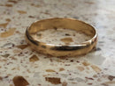 Ring - Wedding Band - Yellow Gold 14k (.585) 2.8 grams Size 10.5