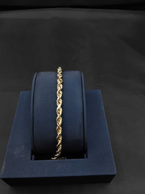 Rope Bracelet - Yellow Gold 10k (.417) 11.8 grams 9 inch