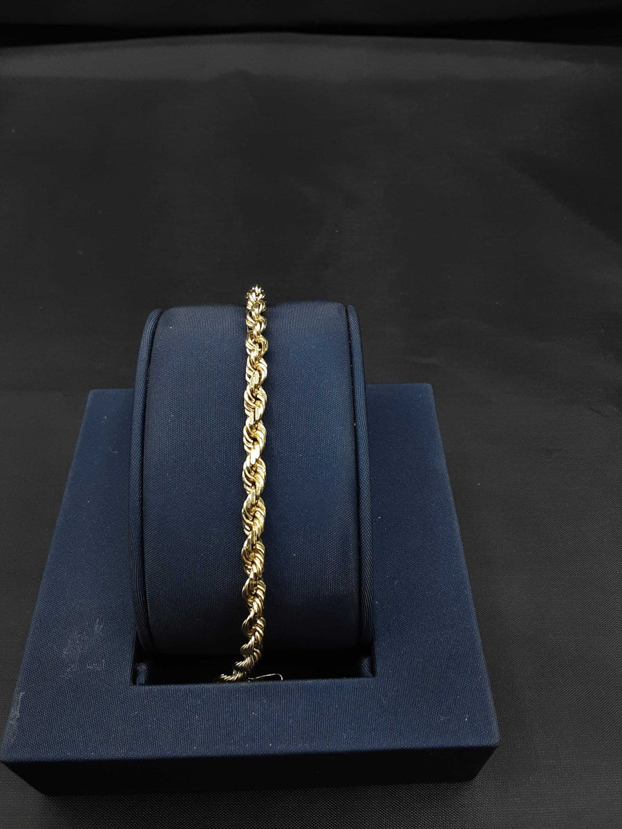 Rope Bracelet - Yellow Gold 10k (.417) 11.8 grams 9 inch