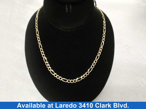 Figaro Chain - Yellow Gold 10k (.417) 14.5 grams 21 inch