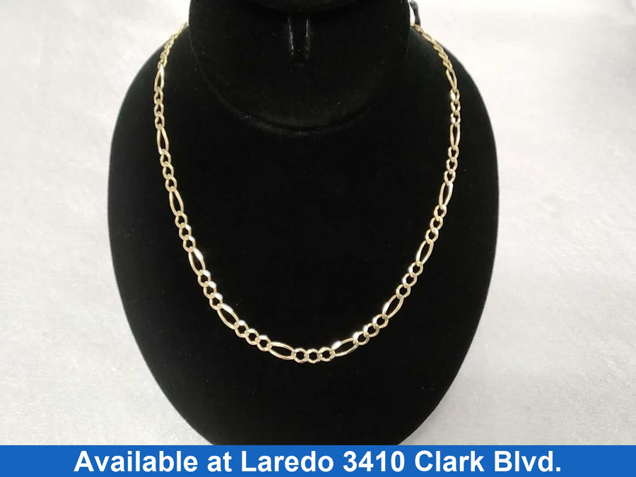 Figaro Chain - Yellow Gold 10k (.417) 14.5 grams 21 inch