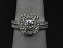 Ring - Wedding Set - White Gold 10k (.417) 5 grams Size 7