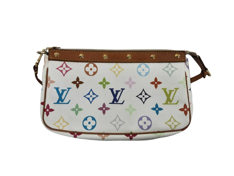 Louis Vuitton Pochette Accesoires Pouch Murakami Multi-color Purse / Handbag