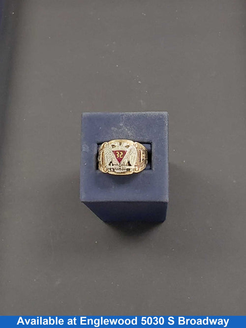 Men's Ring - Yellow Gold 10k (.417) 9.3 grams Size 9