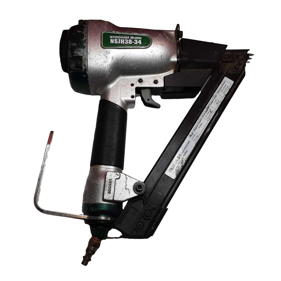 Interchange Brands Nsjh38-34 Silver Pneumatic Framing Nailer