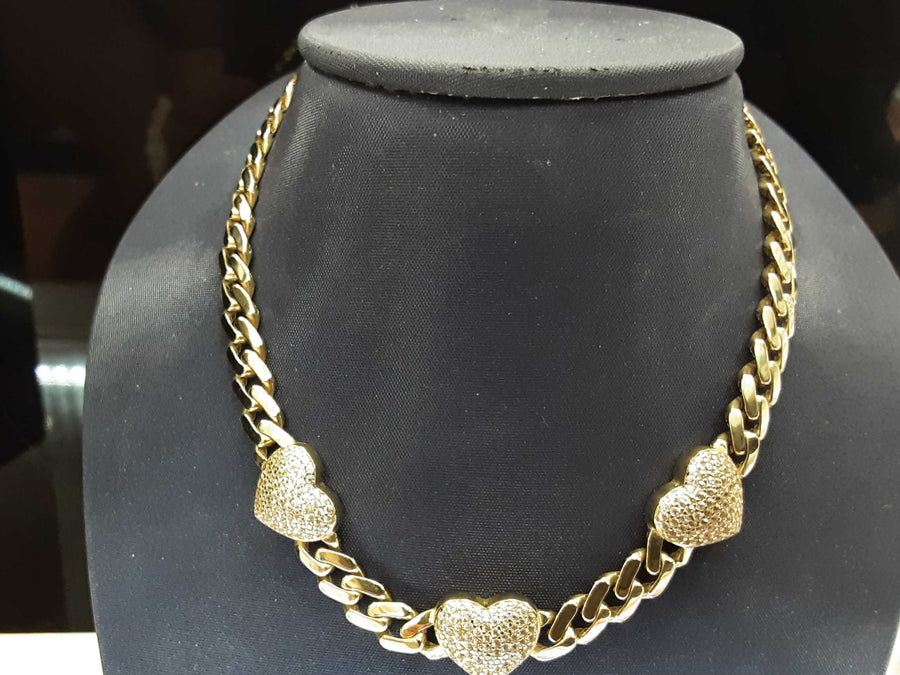 Cuban Link Chain - Yellow Gold 10k (.417) 15.1 grams 18 inch