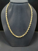 Rope Chain - Yellow Gold 10k (.417) 8.3 grams 24 inch