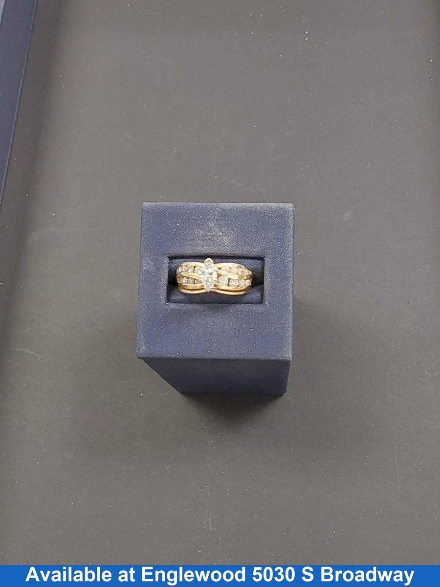 Women's Ring - Yellow Gold 14k (.585) 5.9 grams Size 5