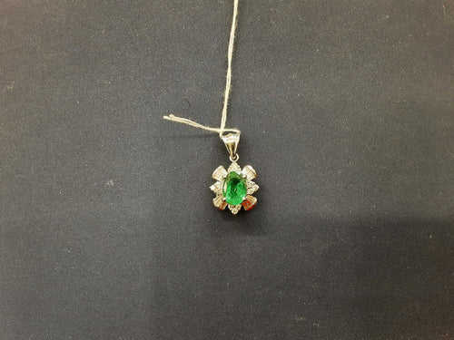 Nugget Pendant - White Gold 14k (.585) 4.5 grams