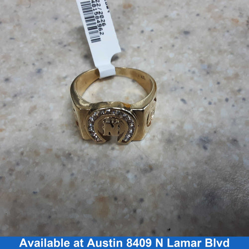 Men's Ring - Yellow Gold 14k (.585) 9.1 grams Size 12