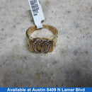 Men's Ring - Yellow Gold 14k (.585) 9.1 grams Size 12