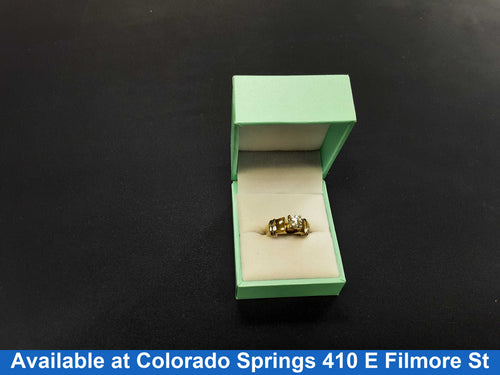 Women's Ring - Solitaire - Yellow Gold 18k (.750) 7 grams Size 7