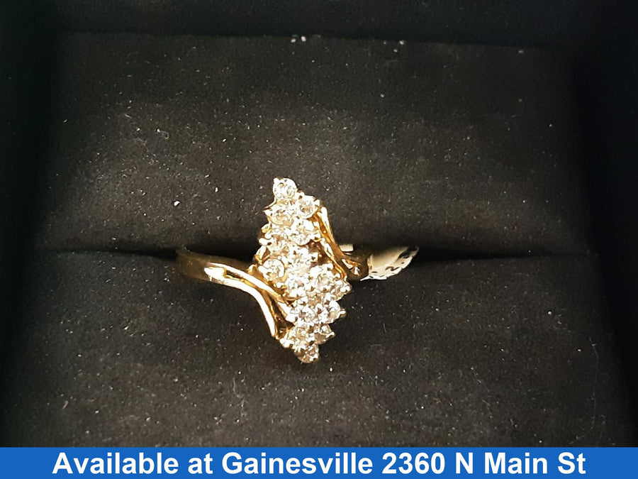 Women's Ring - Yellow Gold 14k (.585) 2.6 grams Size 6