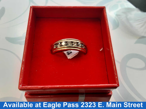 Ring - Wedding Band - Yellow Gold 10k (.417) 4.8 grams Size 8
