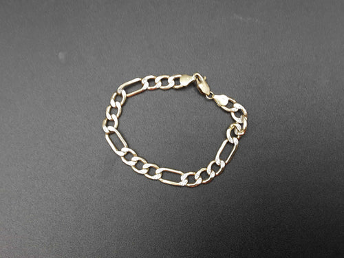 Figaro Bracelet - Yellow Gold 10k (.417) 7.4 grams 6 inch