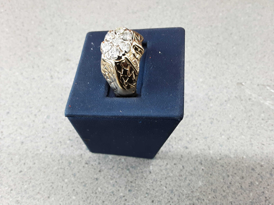 Men's Ring - Yellow Gold 14k (.585) 10 grams Size 10