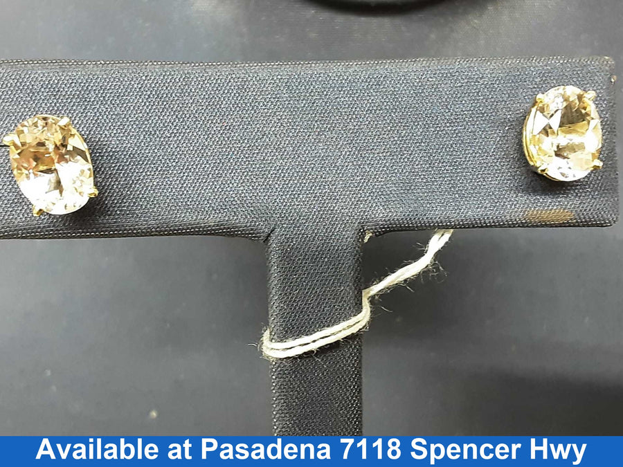 Double Stud Earring - Yellow Gold 14k (.585) 0.9 grams