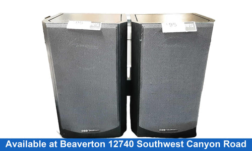Bic America Dv62blk Black Bookshelf Speaker