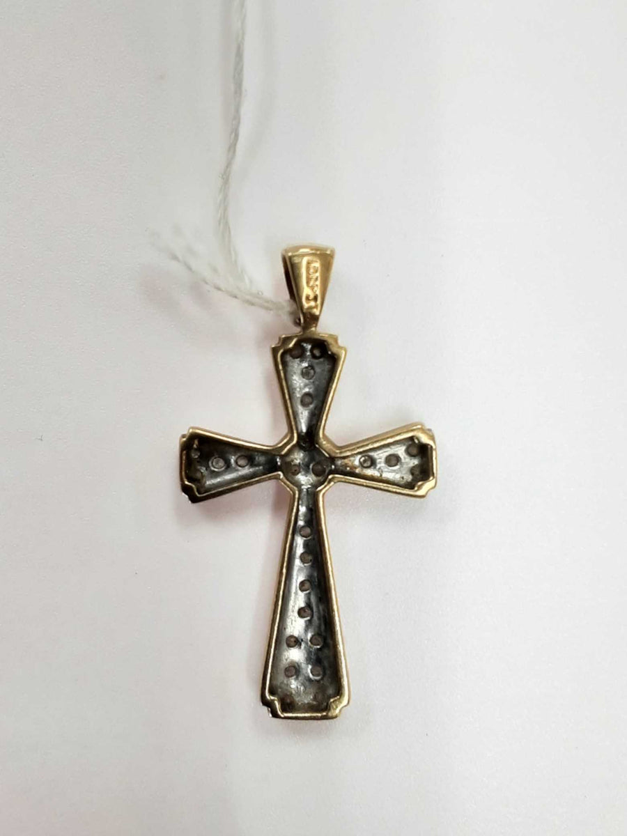Cross Pendant- Yellow Gold 10k