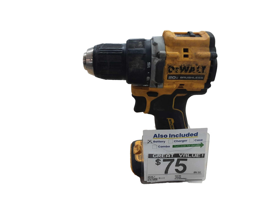 Dewalt Dcd794 Yellow Cordless Standard Drill