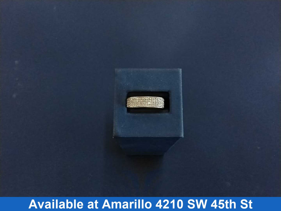 Men's Ring - White Gold 14k (.585) 6.3 grams Size 9