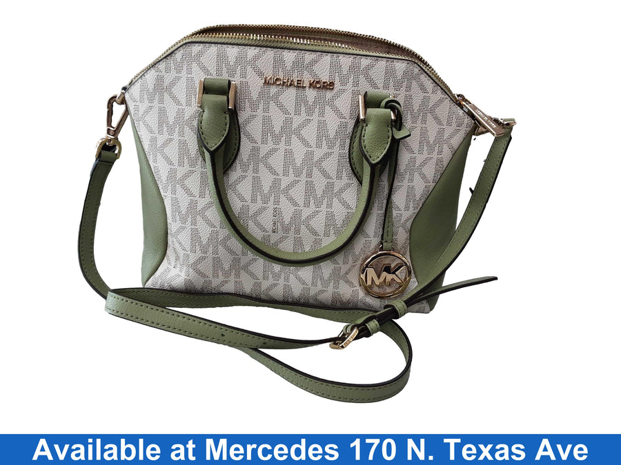 Michael Kors Oa-2112 Green Purse / Handbag