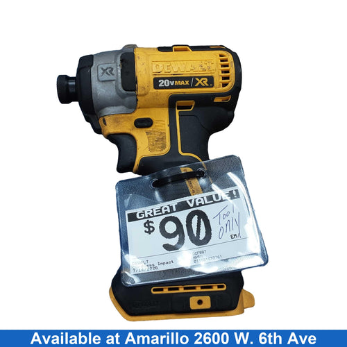 Dewalt Dcf887 Yellow Cordless Impact Drill